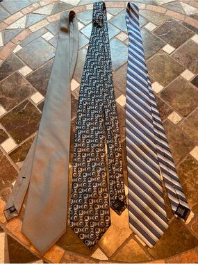Perry Ellis Portfolio Mens Silk Neckties Lot of 3